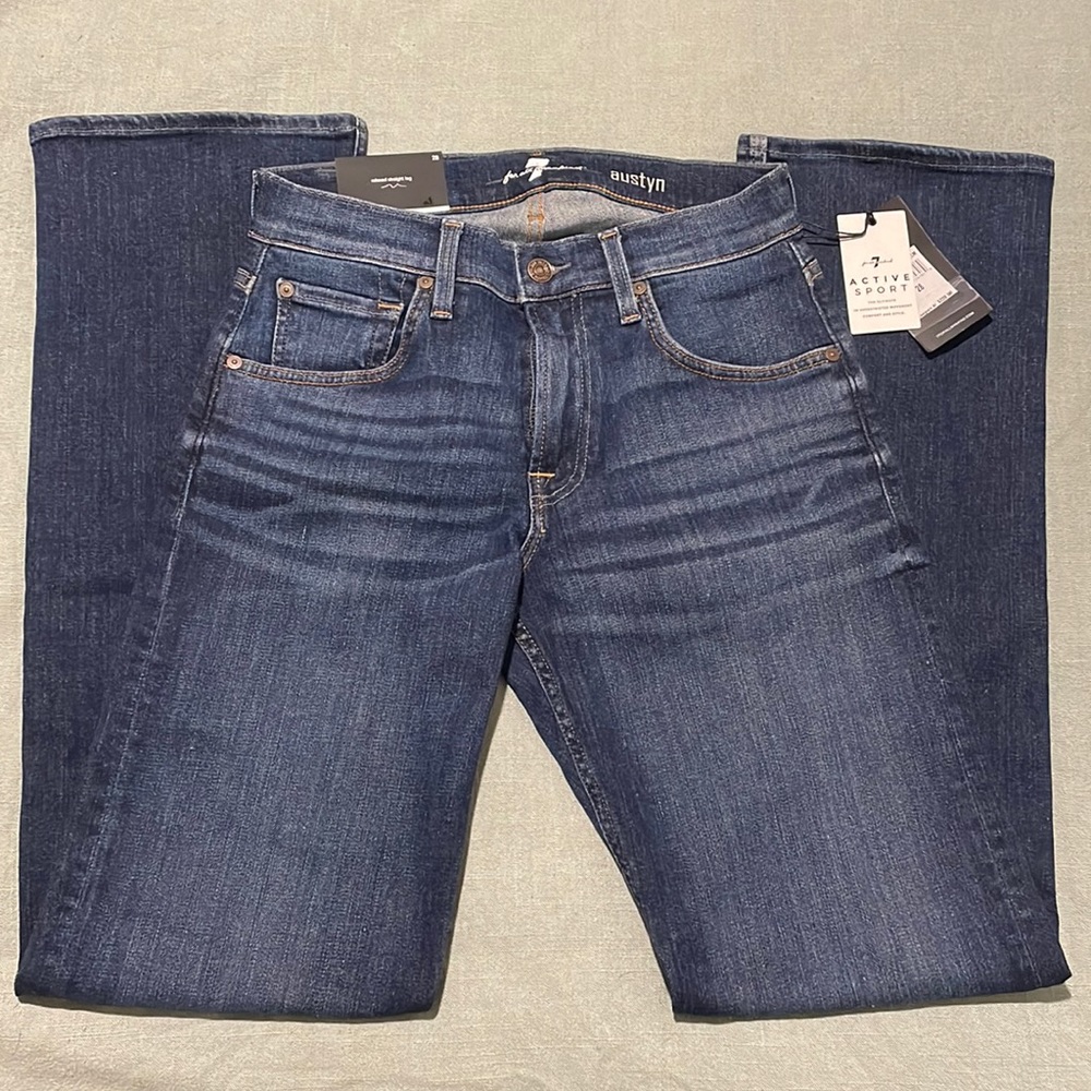 7 For all mankind straight leg jeans